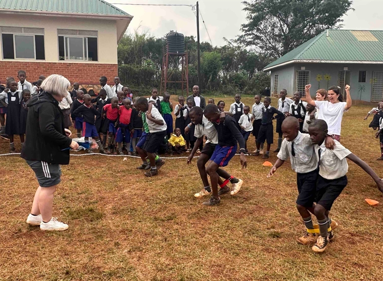 Sports with Children from the school